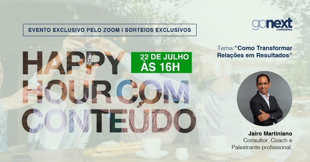 gonext conference happy hour com conteúdo
